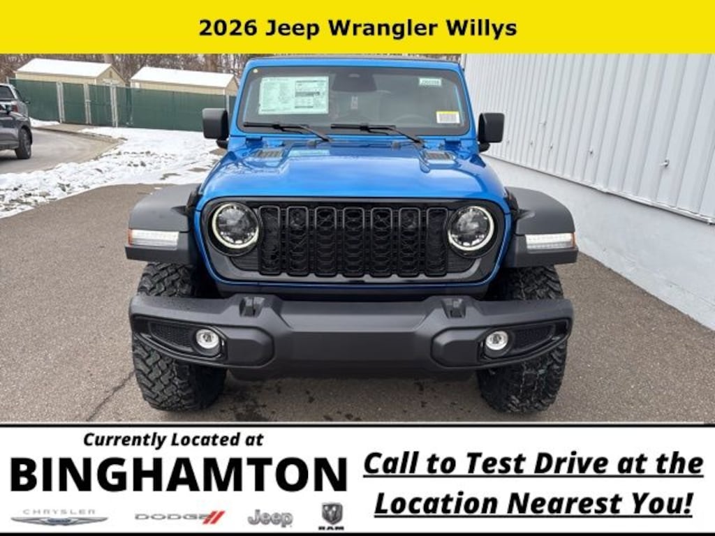 New 2026 Jeep Wrangler Willys Sport Utility