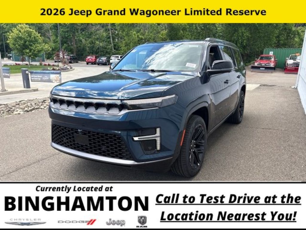 New 2026 Jeep Grand Wagoneer Limited Reserve Sport Utility