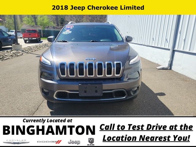 Used 2018 Jeep Cherokee Limited with VIN 1C4PJMDB3JD549717 for sale in Binghamton, NY