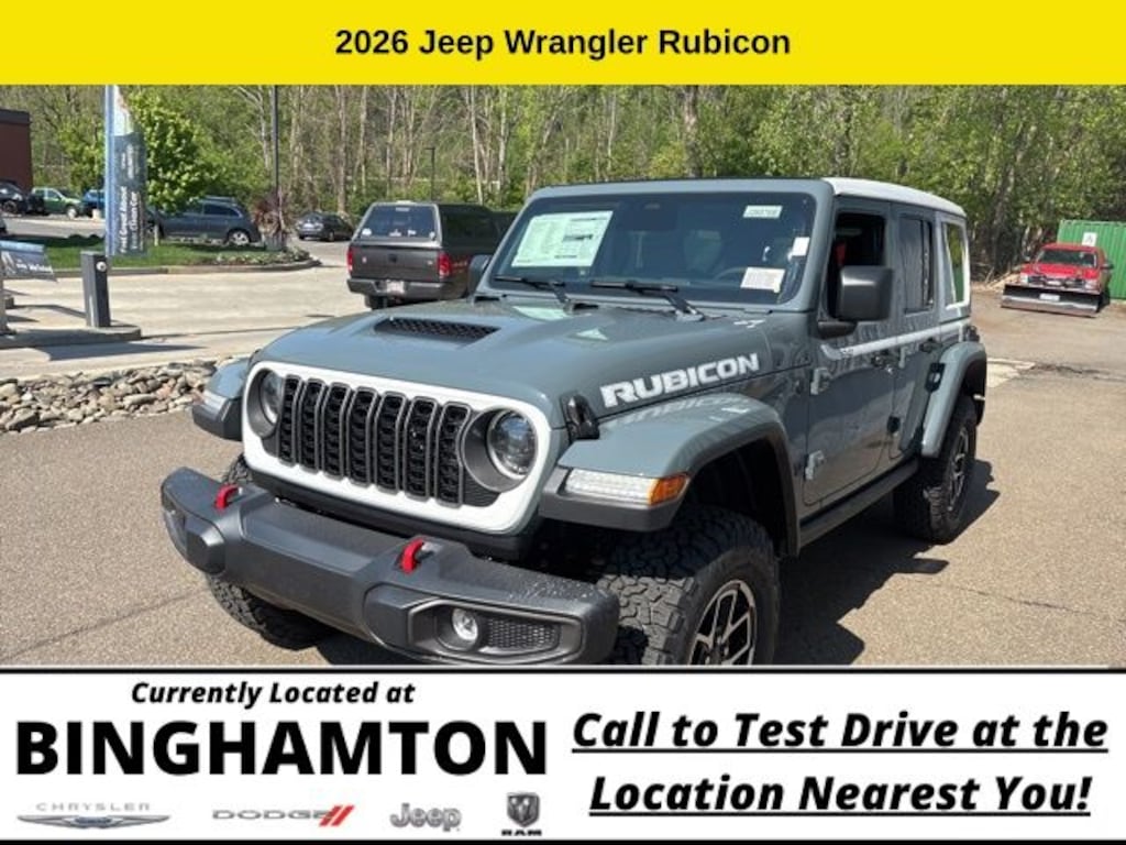 New 2026 Jeep Wrangler Rubicon Sport Utility