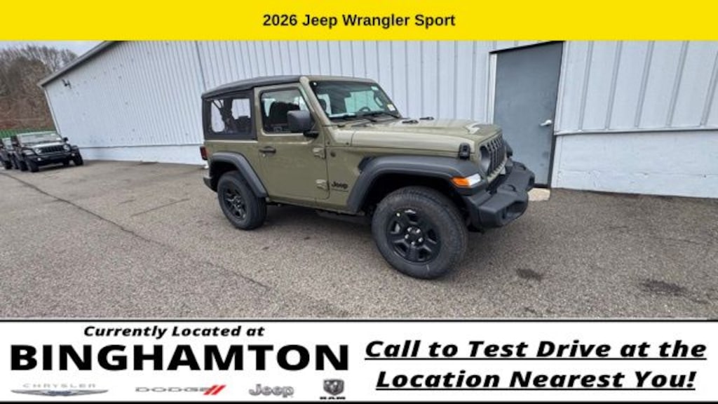 New 2026 Jeep Wrangler Sport Sport Utility
