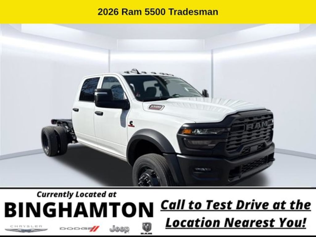 New 2026 Ram 5500HD Tradesman Pickup