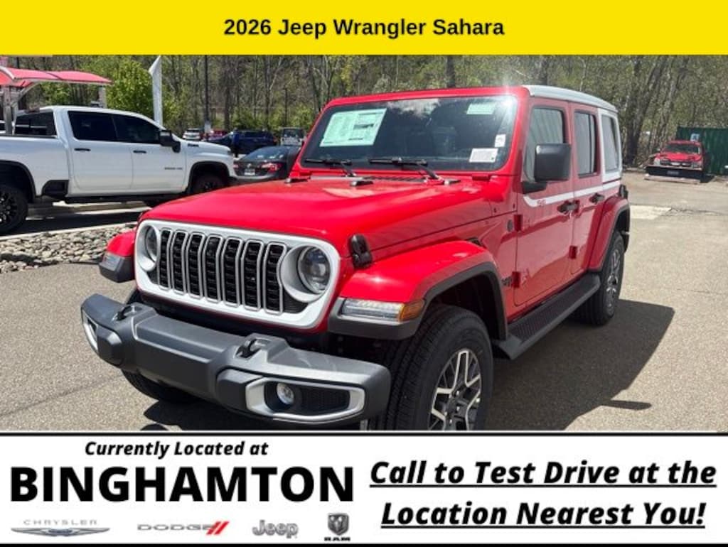 New 2026 Jeep Wrangler Sahara Sport Utility