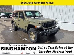 New 2026 Jeep Wrangler Willys Sport Utility for sale in Binghamton, NY