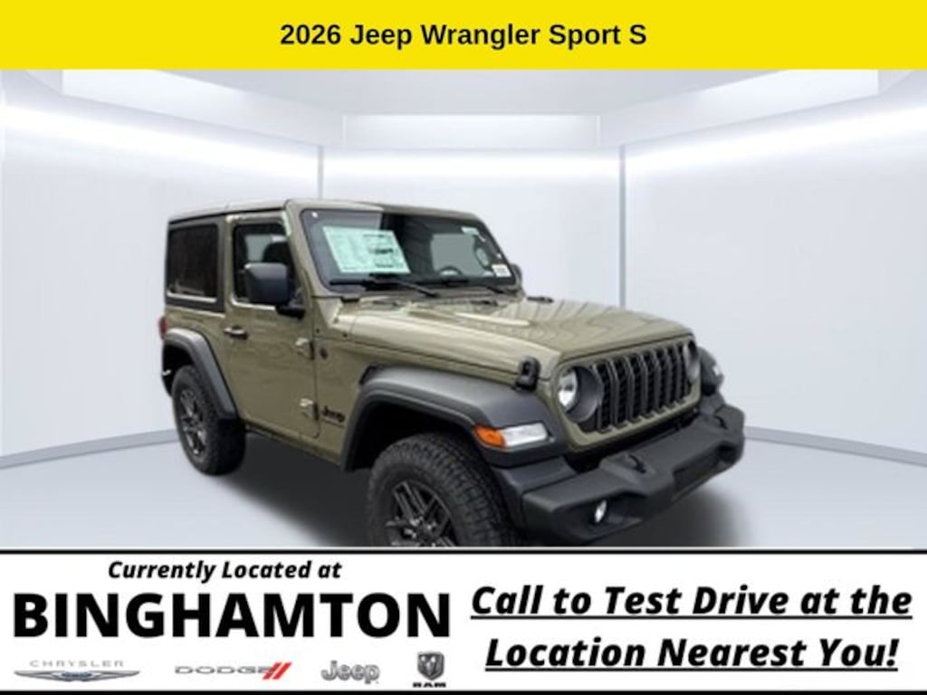 New 2026 Jeep Wrangler Sport S Sport Utility