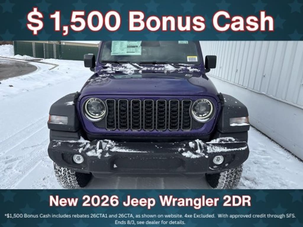 New 2026 Jeep Wrangler Sport S Sport Utility