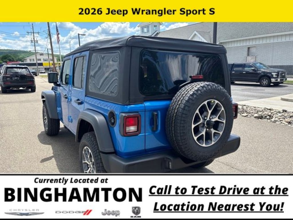 New 2026 Jeep Wrangler Sport S Sport Utility