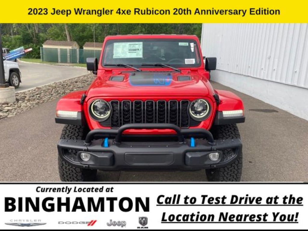 New 2023 Jeep Wrangler Rubicon 20th Anniversary Edition 4xe Sport Utility