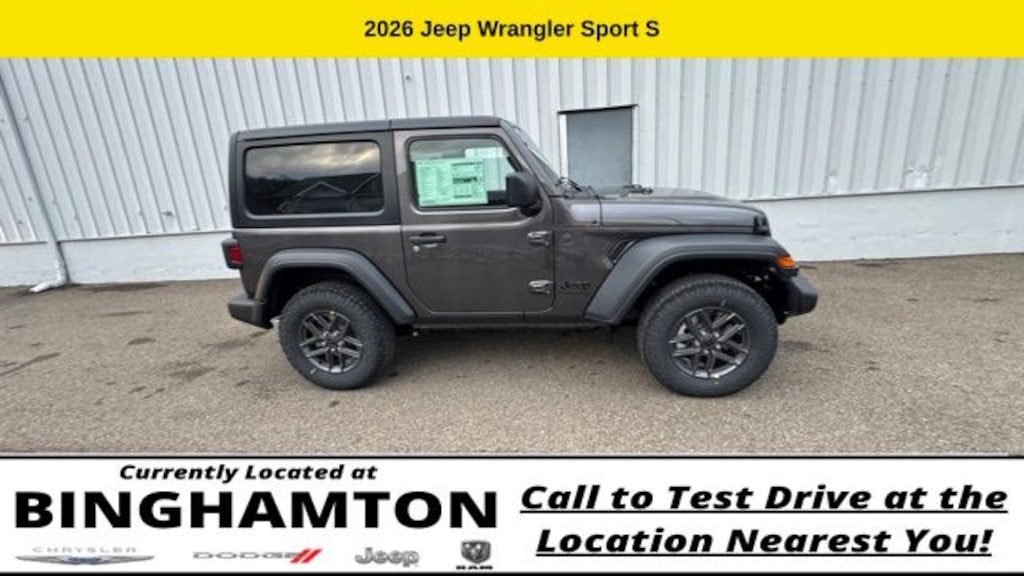 New 2026 Jeep Wrangler Sport S Sport Utility