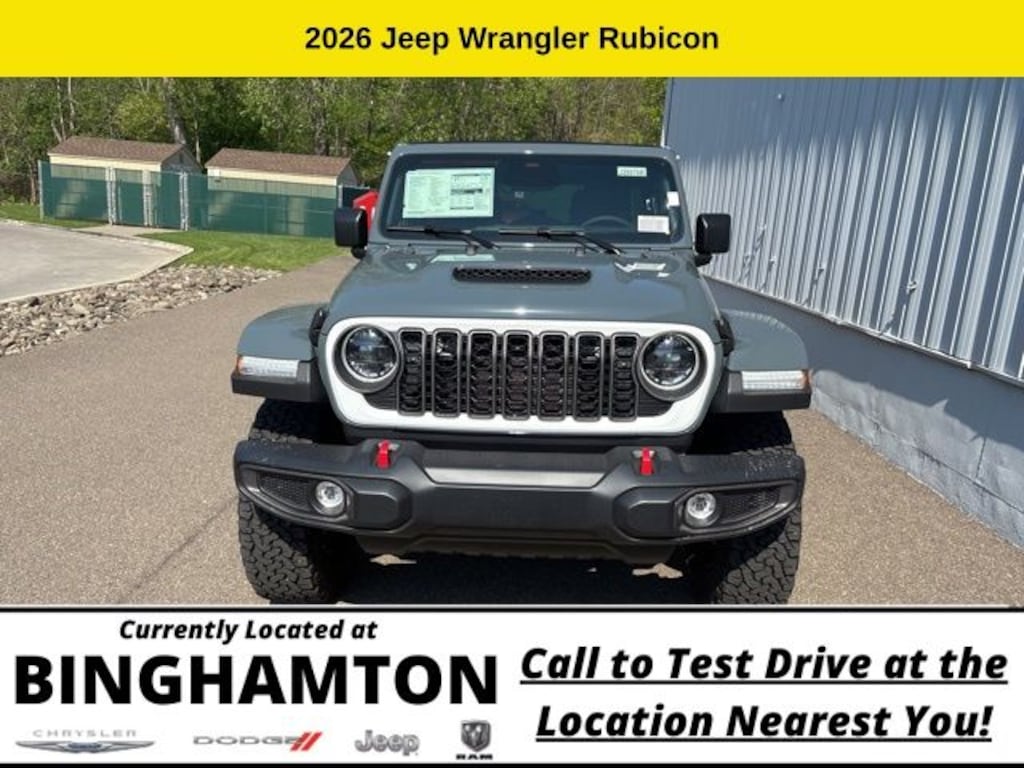 New 2026 Jeep Wrangler Rubicon Sport Utility