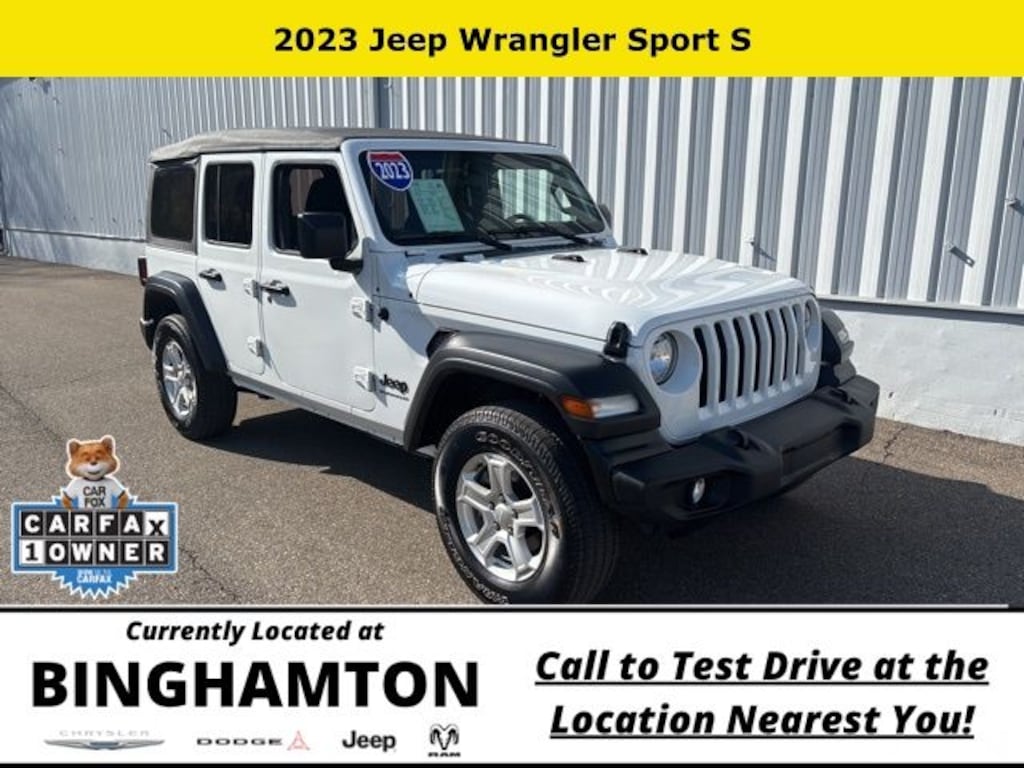Used 2023 Jeep Wrangler Sport SUV