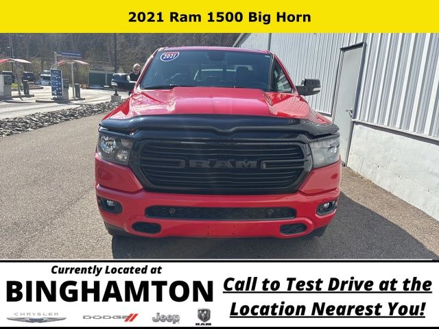 Used 2021 RAM Ram 1500 Pickup Big Horn/Lone Star with VIN 1C6SRFBT8MN775901 for sale in Binghamton, NY