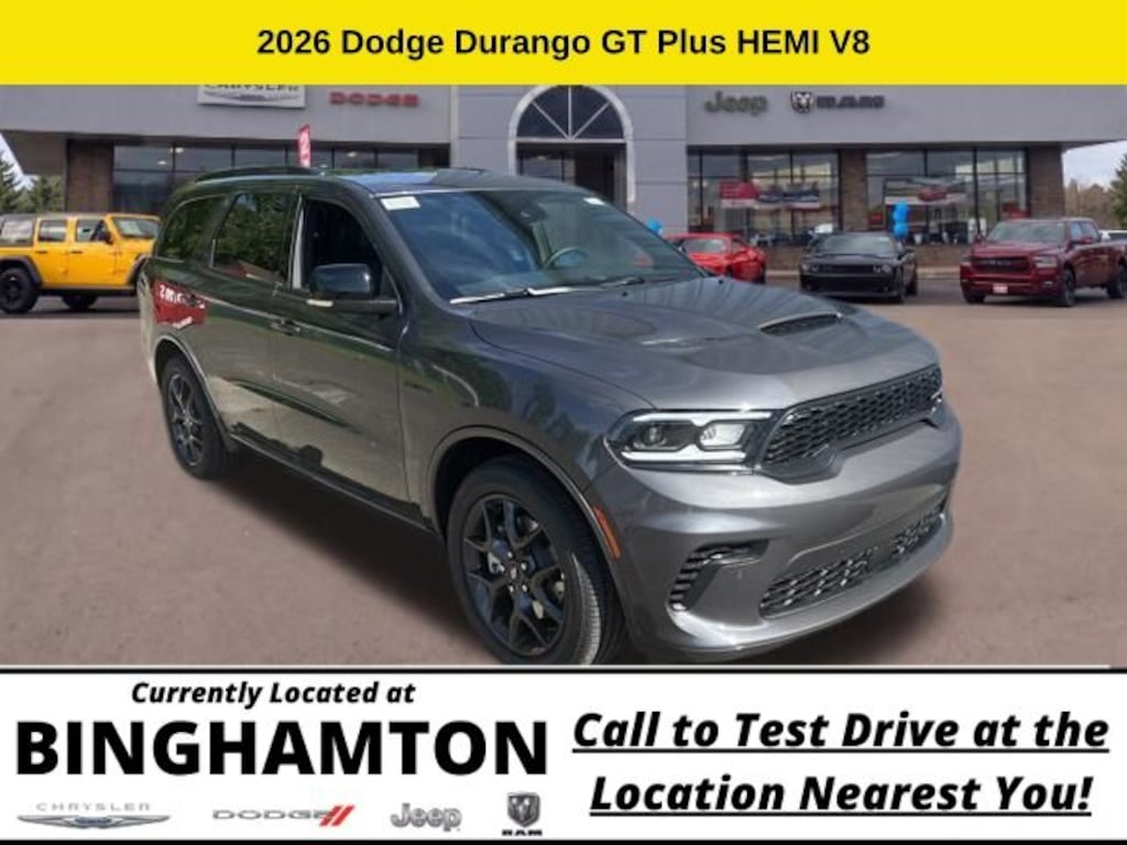 New 2026 Dodge Durango GT Plus Hemi V8 Sport Utility