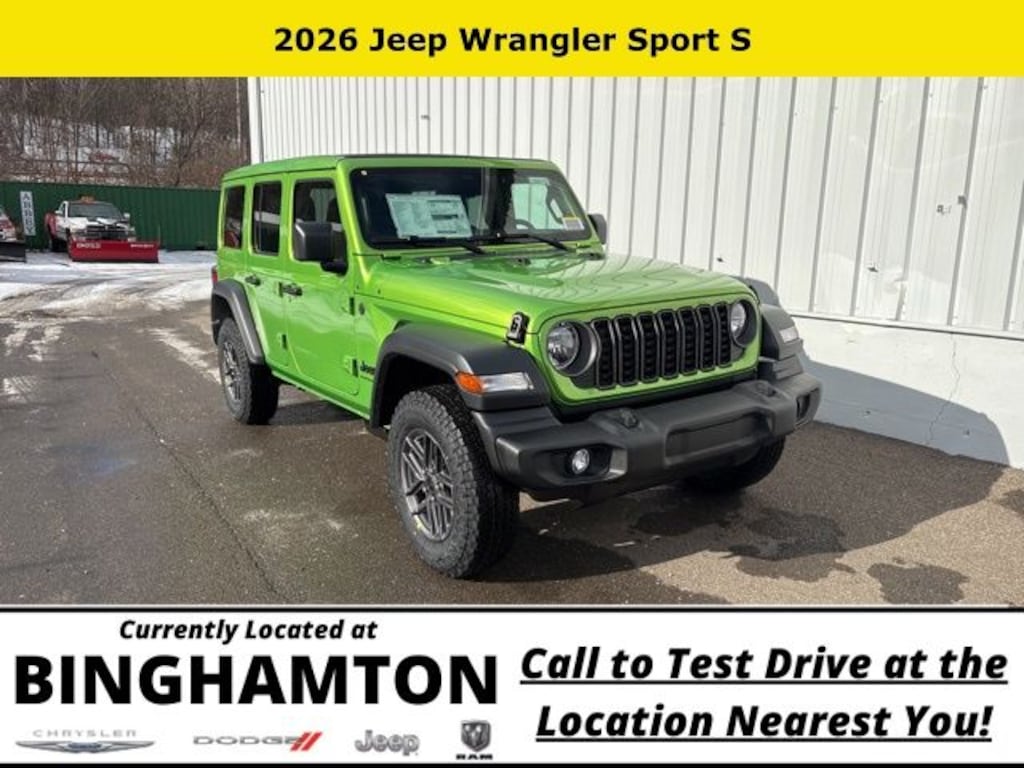 New 2026 Jeep Wrangler Sport S Sport Utility