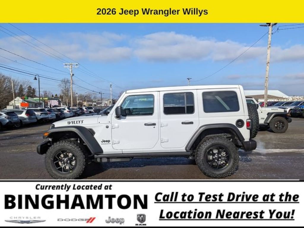 New 2026 Jeep Wrangler Willys Sport Utility