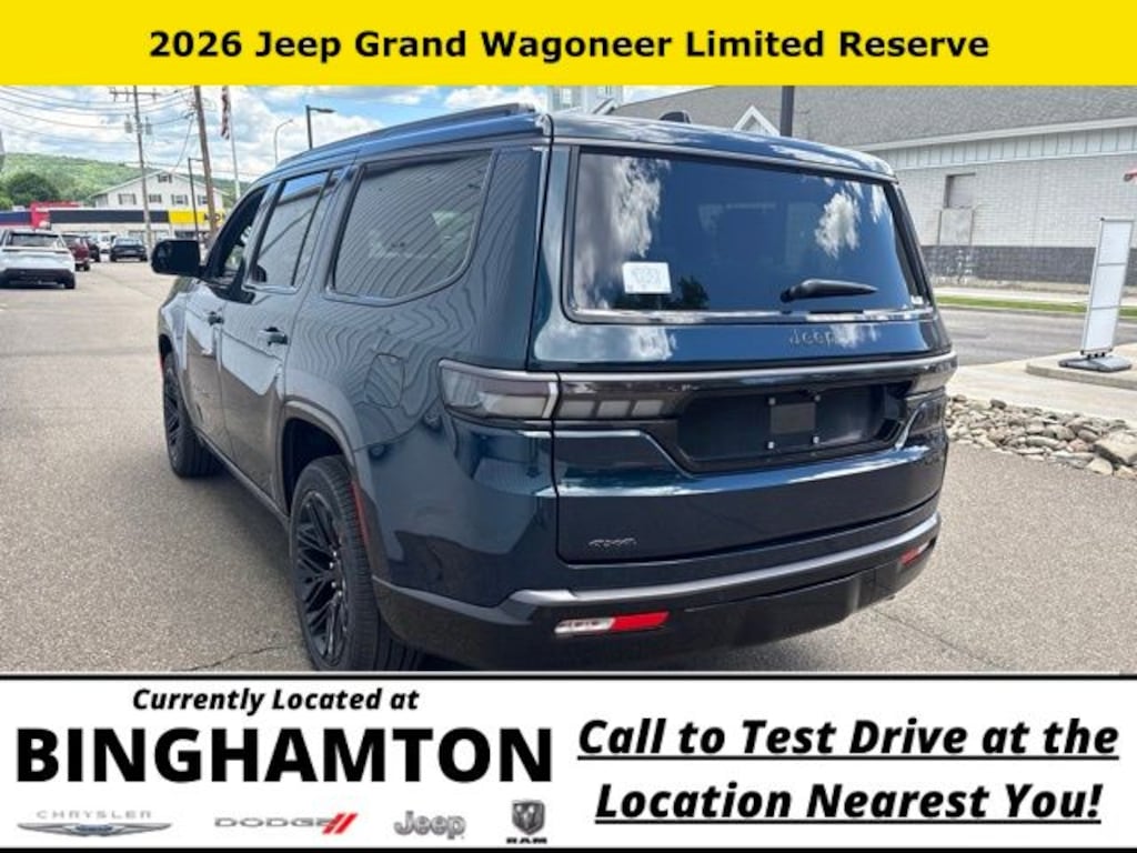 New 2026 Jeep Grand Wagoneer Limited Reserve Sport Utility