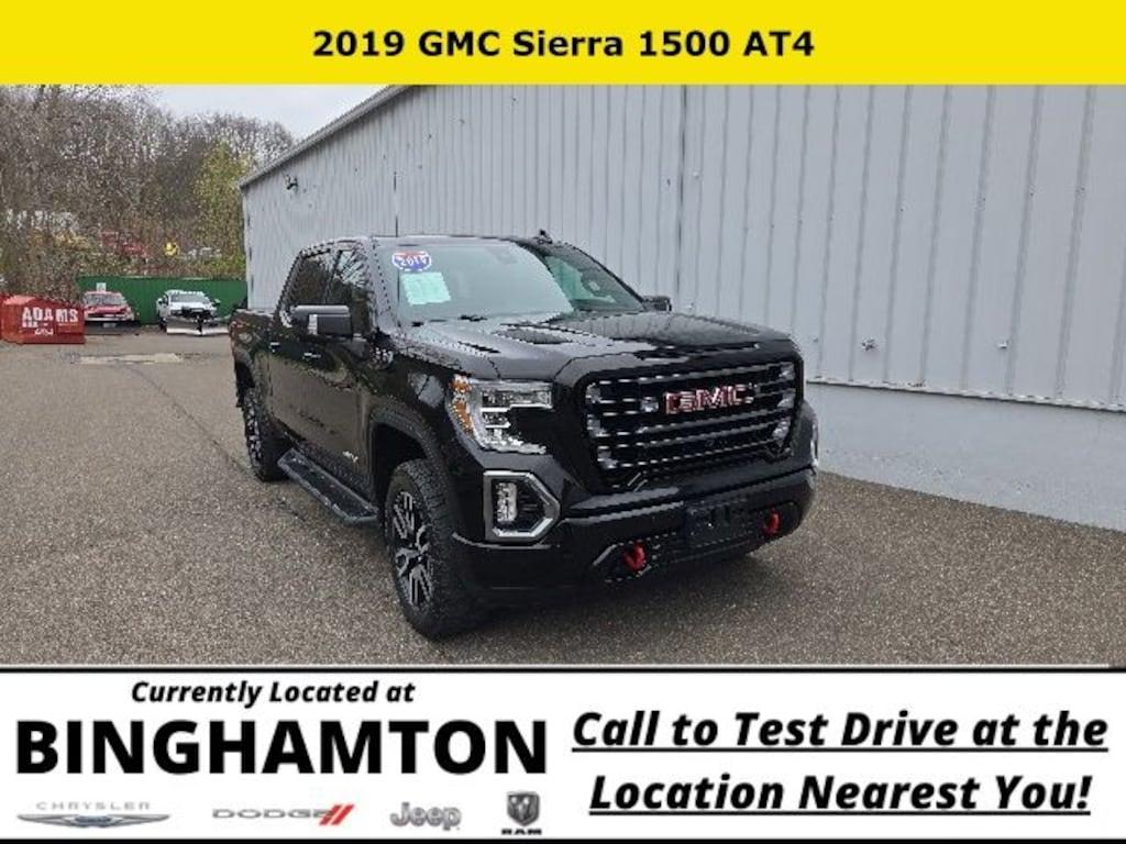 Used 2019 GMC Sierra 1500 AT4 Truck Crew Cab