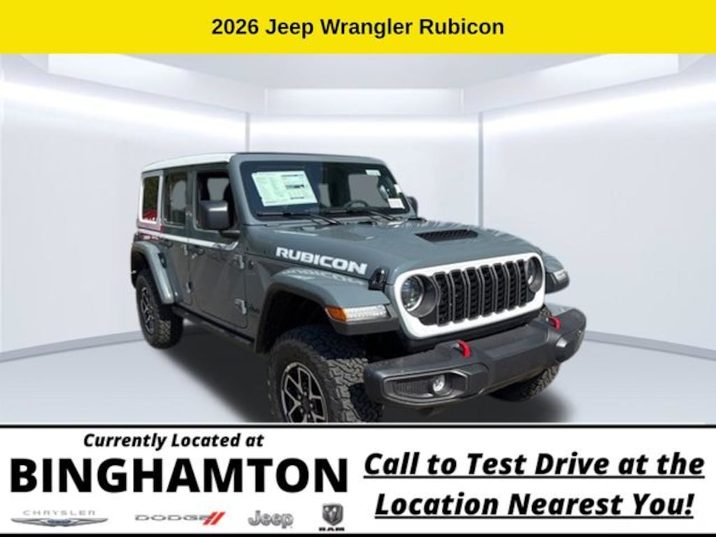 New 2026 Jeep Wrangler Rubicon Sport Utility