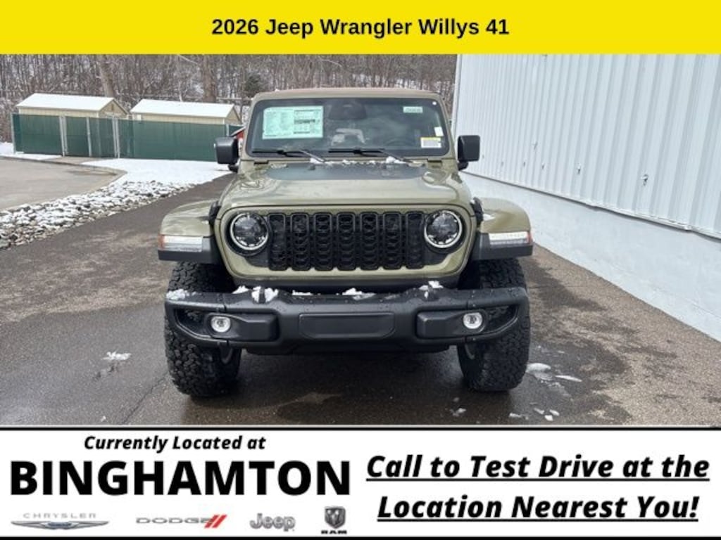 New 2026 Jeep Wrangler Willys 41 Sport Utility