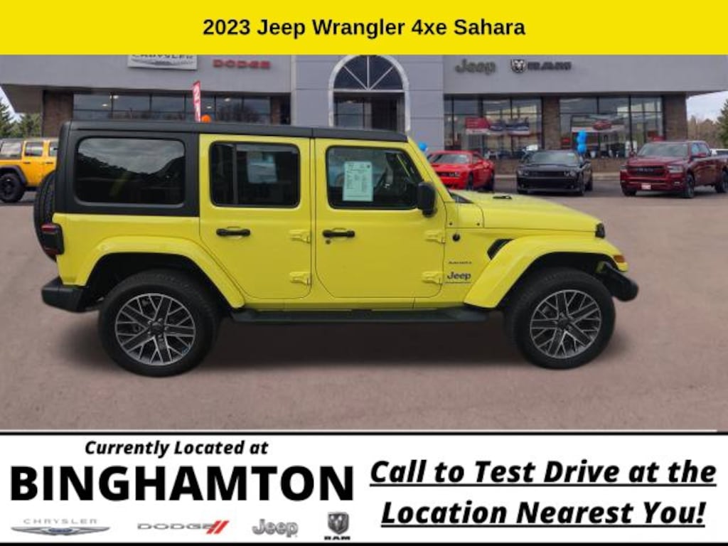 Used 2023 Jeep Wrangler 4xe Sahara SUV