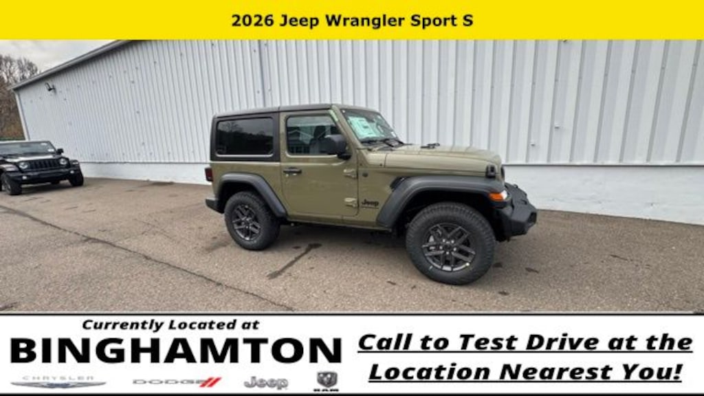 New 2026 Jeep Wrangler Sport S Sport Utility