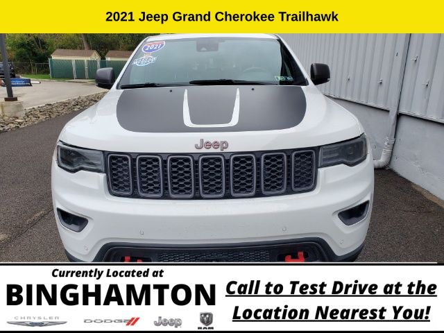 Used 2021 Jeep Grand Cherokee Trailhawk with VIN 1C4RJFLT7MC820111 for sale in Binghamton, NY