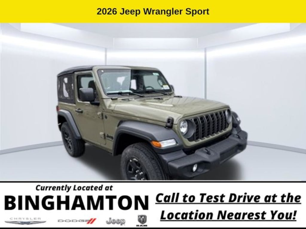 New 2026 Jeep Wrangler Sport Sport Utility