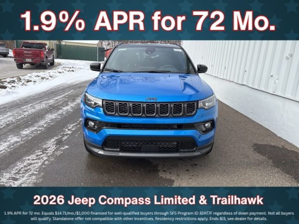 New 2026 Jeep Compass Limited Sport Utility