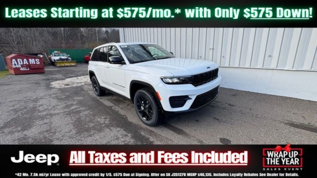 New 2025 Jeep Grand Cherokee Altitude X Sport Utility