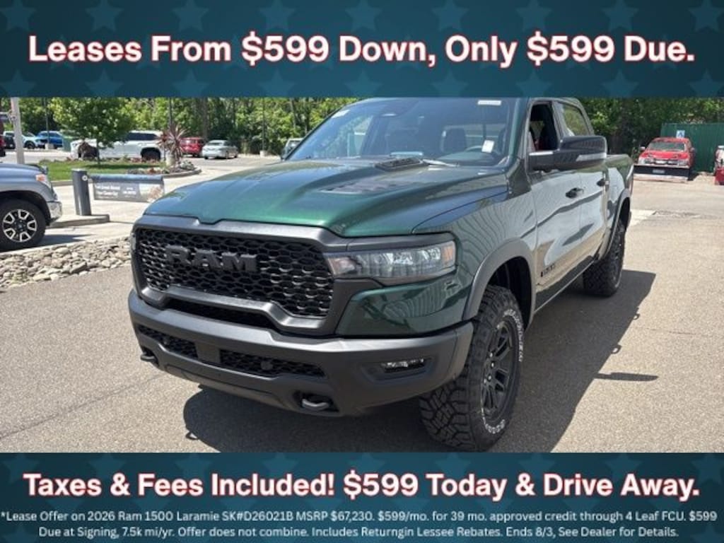 New 2026 Ram 1500 Rebel Pickup