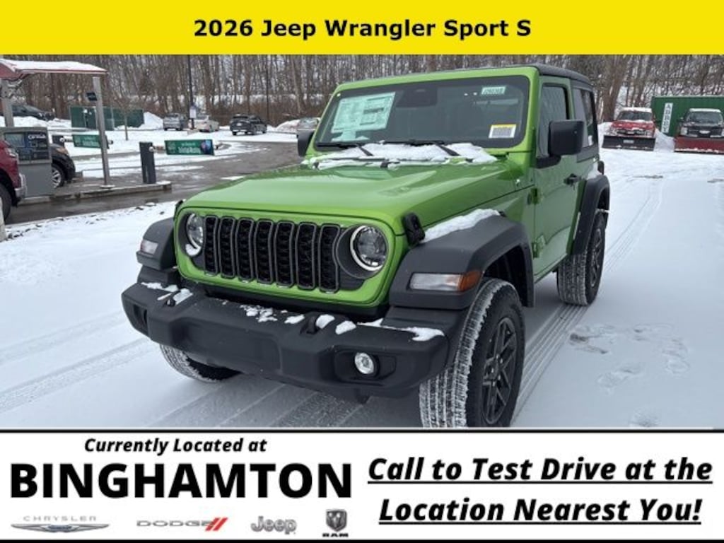 New 2026 Jeep Wrangler Sport S Sport Utility