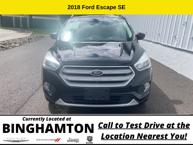 Used 2018 Ford Escape SE with VIN 1FMCU9GD6JUA46422 for sale in Binghamton, NY