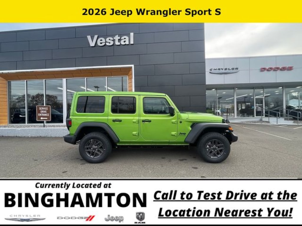 New 2026 Jeep Wrangler Sport S Sport Utility