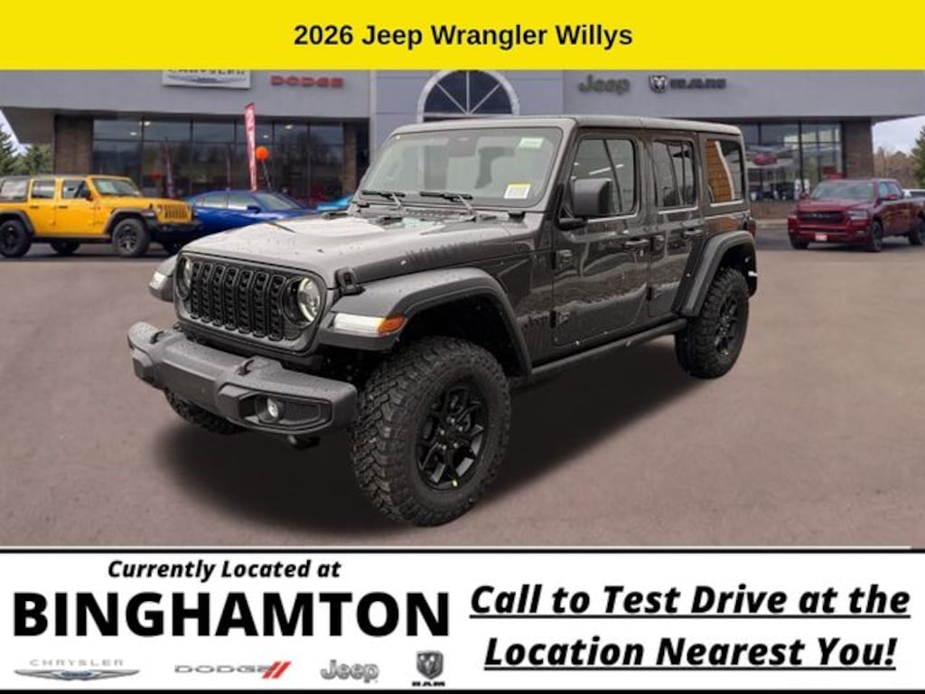 New 2026 Jeep Wrangler Willys Sport Utility