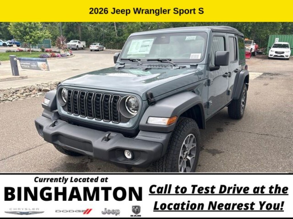 New 2026 Jeep Wrangler Sport S Sport Utility