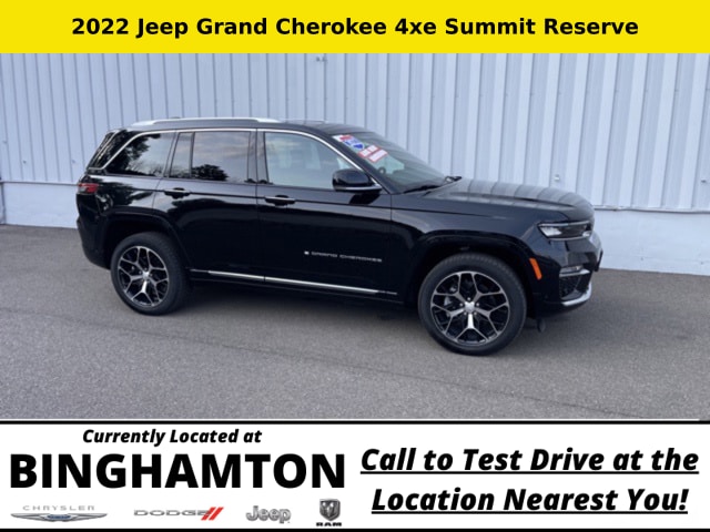 Used 2022 Jeep Grand Cherokee Summit 4xe with VIN 1C4RJYE68N8715925 for sale in Binghamton, NY