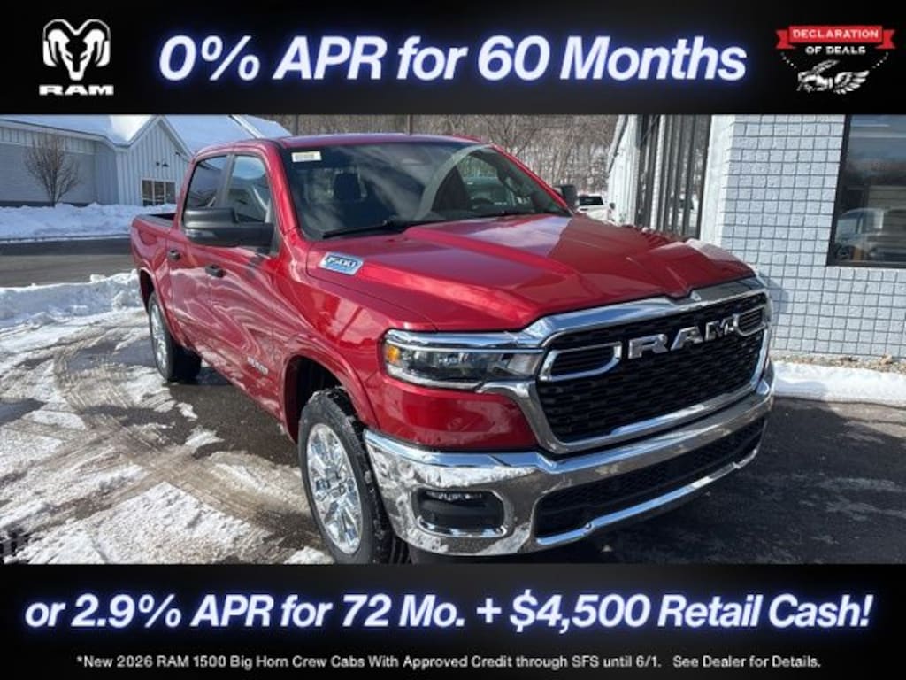 New 2026 Ram 1500 Big Horn/Lone Star Pickup