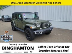Used 2021 Jeep Wrangler 4xe Sahara SUV for sale in Binghamton, NY