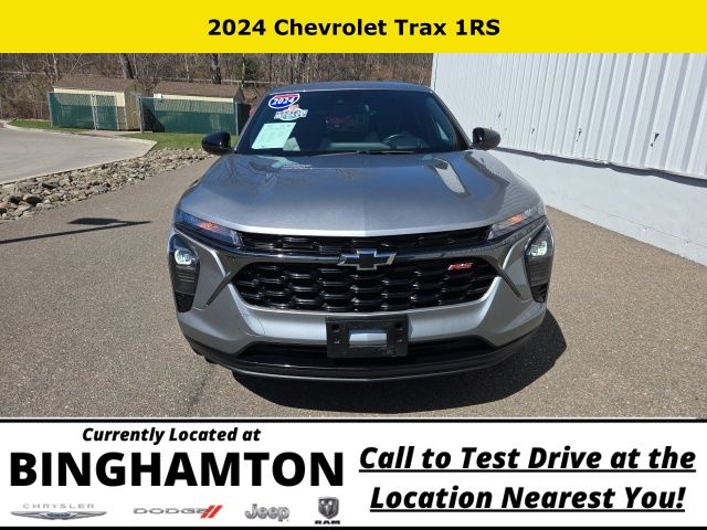 Used 2024 Chevrolet Trax RS with VIN KL77LGE29RC127475 for sale in Binghamton, NY