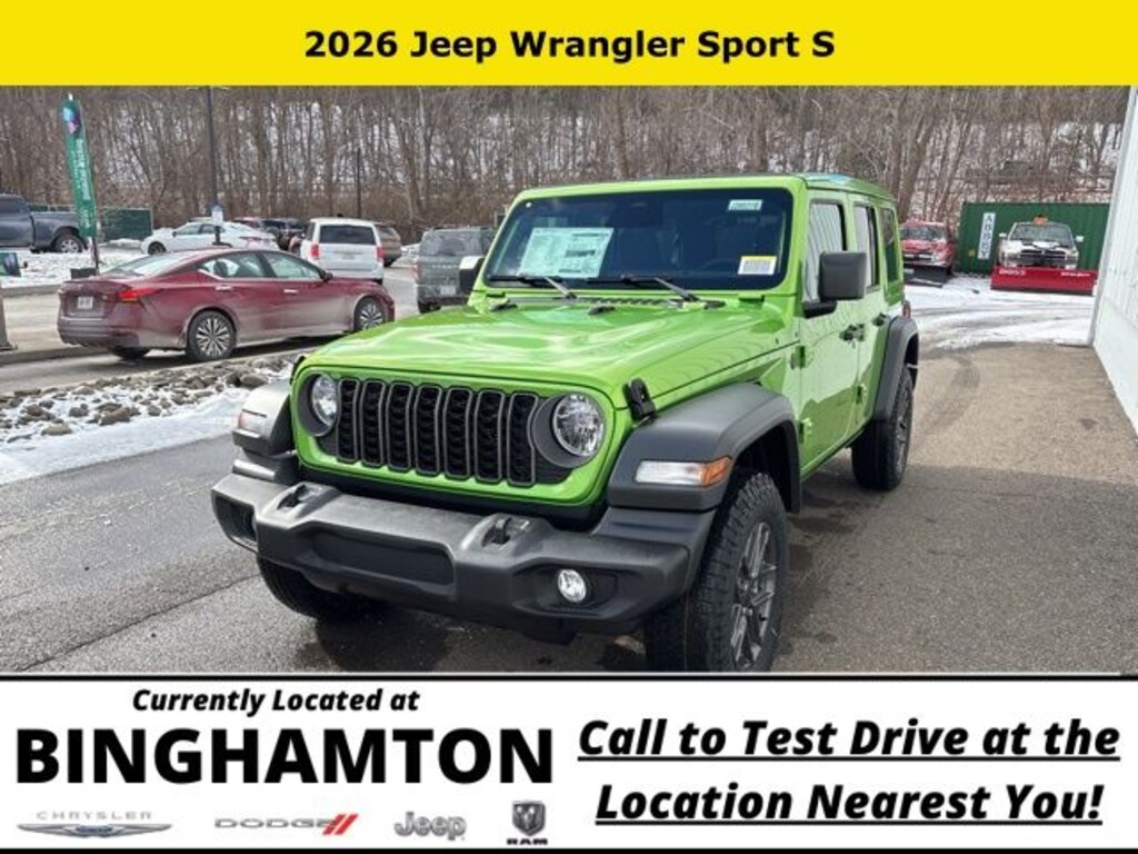 New 2026 Jeep Wrangler Sport S Sport Utility
