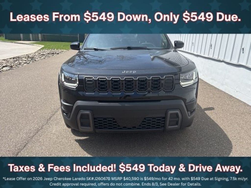New 2026 Jeep Cherokee Laredo Sport Utility