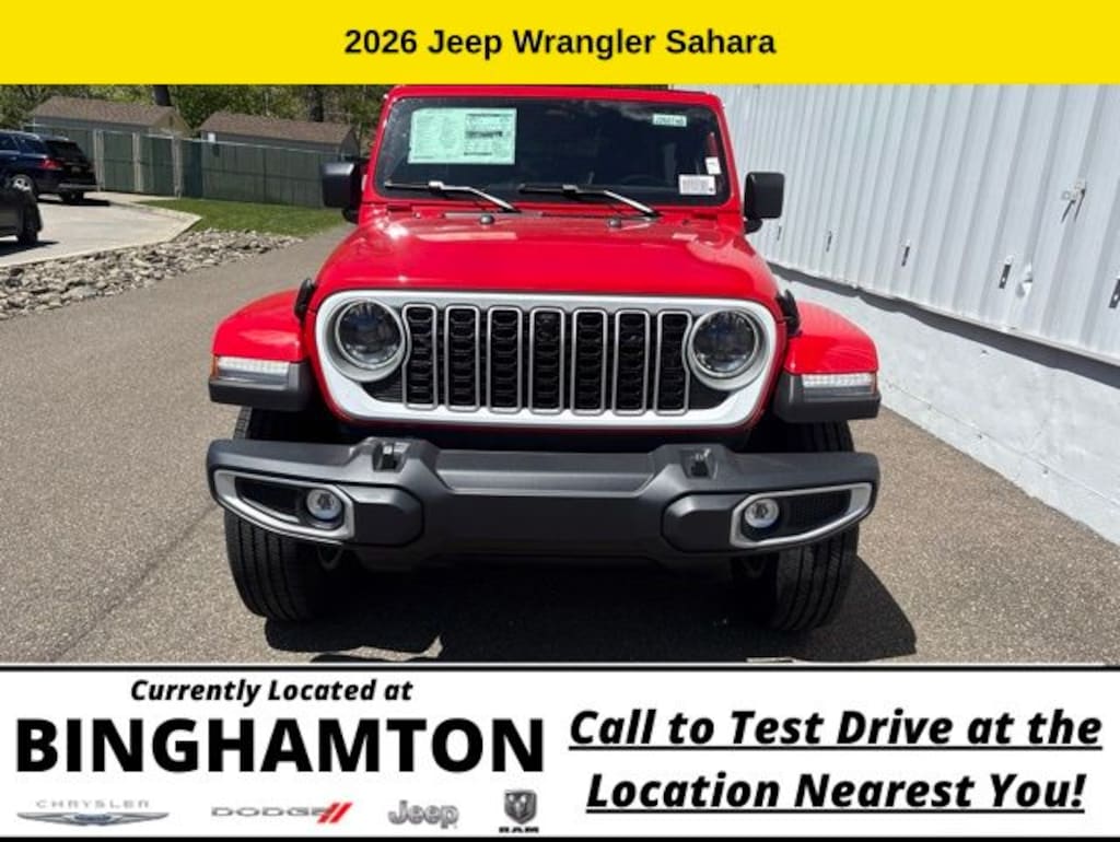 New 2026 Jeep Wrangler Sahara Sport Utility
