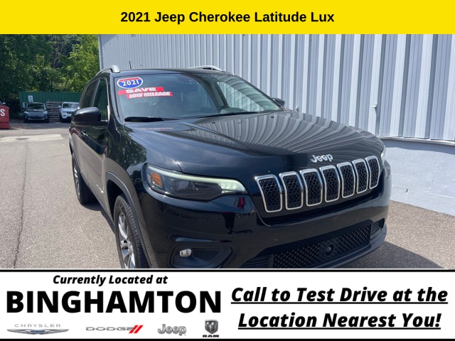 Used 2021 Jeep Cherokee Latitude Lux with VIN 1C4PJMMX5MD158407 for sale in Binghamton, NY