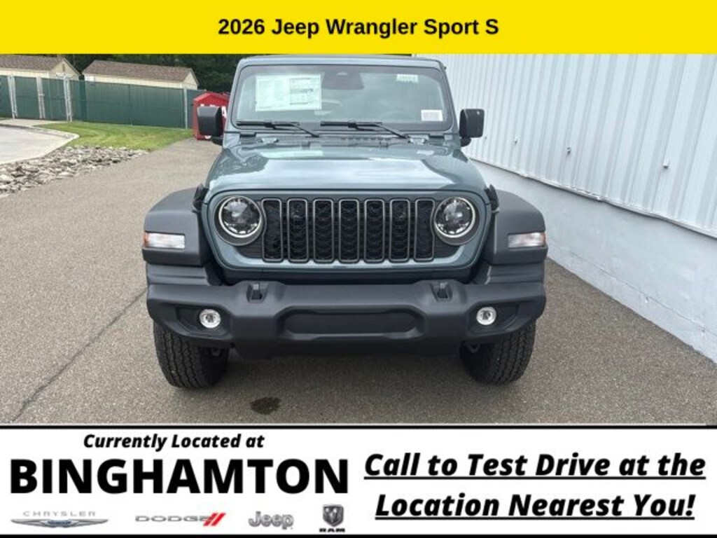 New 2026 Jeep Wrangler Sport S Sport Utility