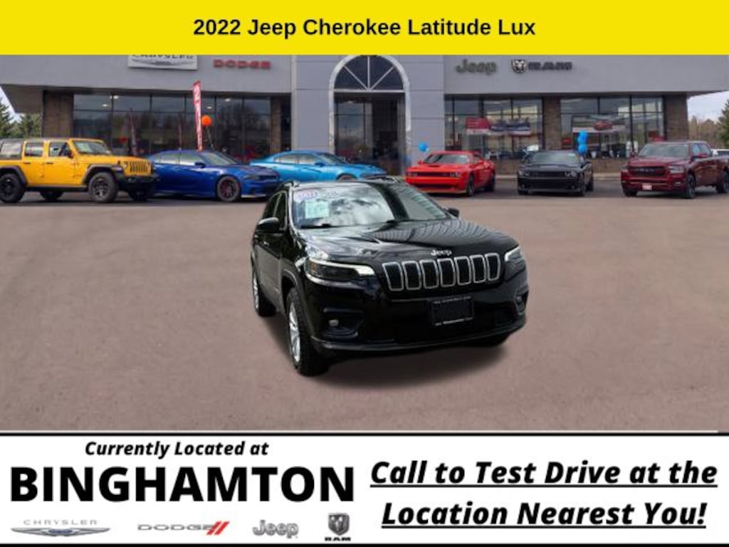 Used 2022 Jeep Cherokee Latitude Lux SUV