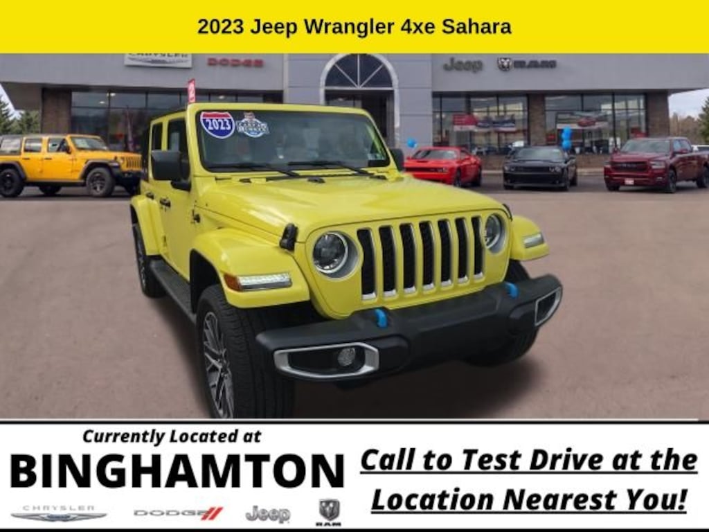 Used 2023 Jeep Wrangler 4xe Sahara SUV