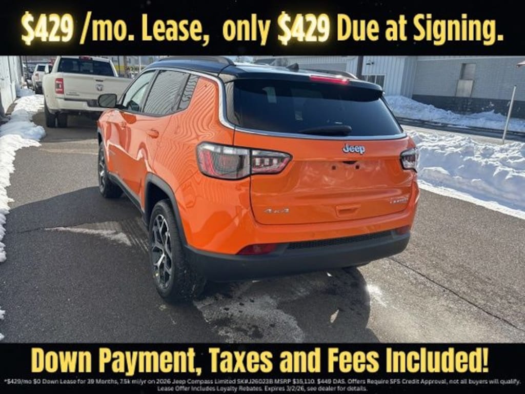 New 2026 Jeep Compass Limited Sport Utility