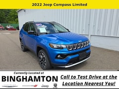 Used 2022 Jeep Compass Limited SUV for sale in Binghamton, NY