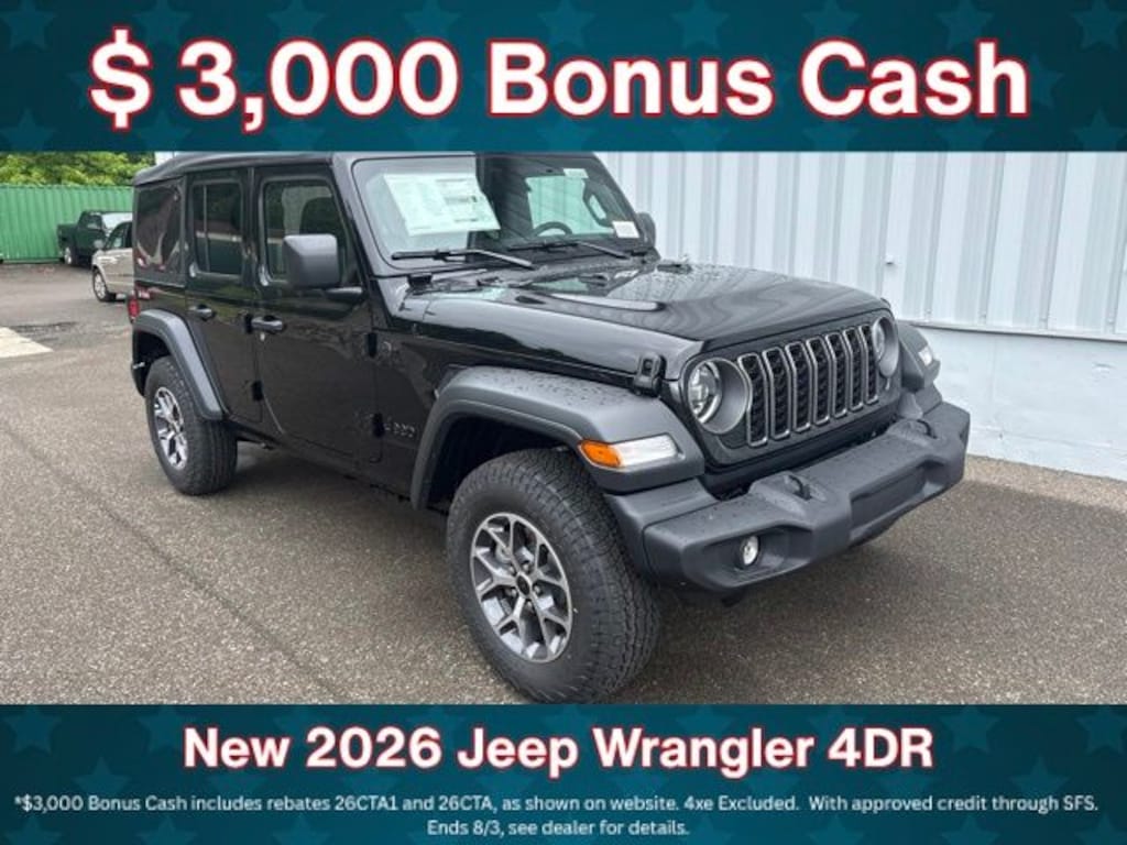 New 2026 Jeep Wrangler Sport S Sport Utility