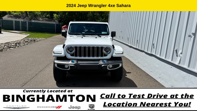 Used 2024 Jeep Wrangler 4xe Sahara 4XE with VIN 1C4RJXP64RW293354 for sale in Binghamton, NY